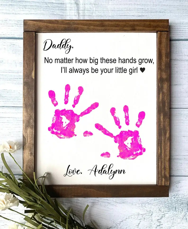 Personalized Handprint Sign