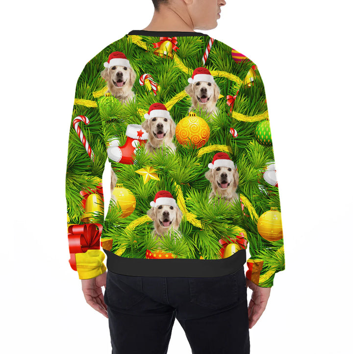 Custom Ugly Sweater - Christmas Tree & Tie