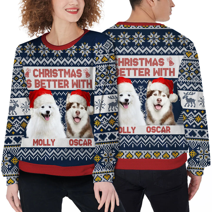 Custom Ugly Sweater - Christmas is Better