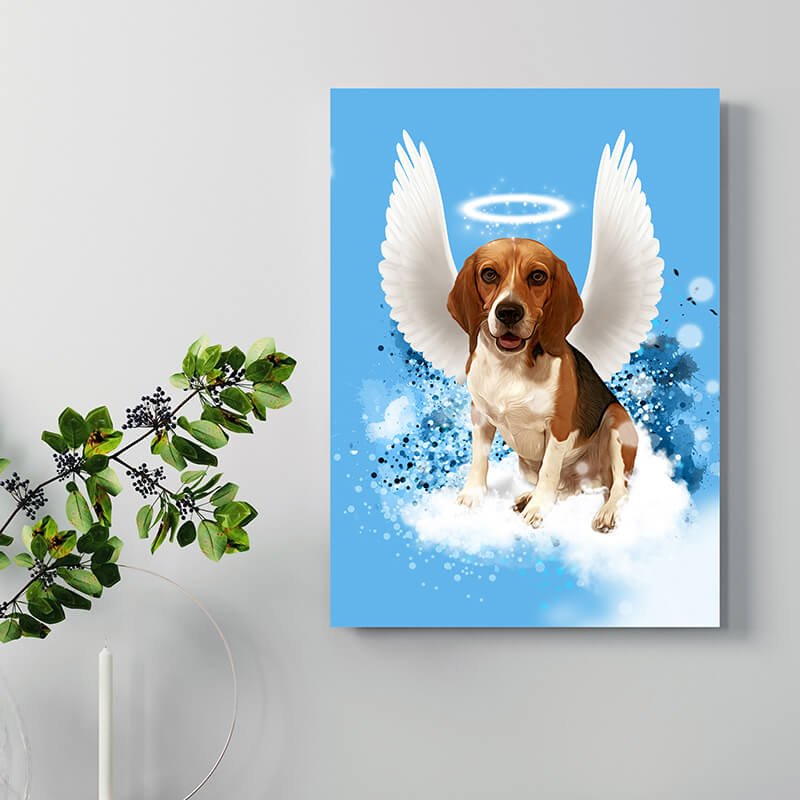 Memorial Keepsake Canvas - Pet on Canvas