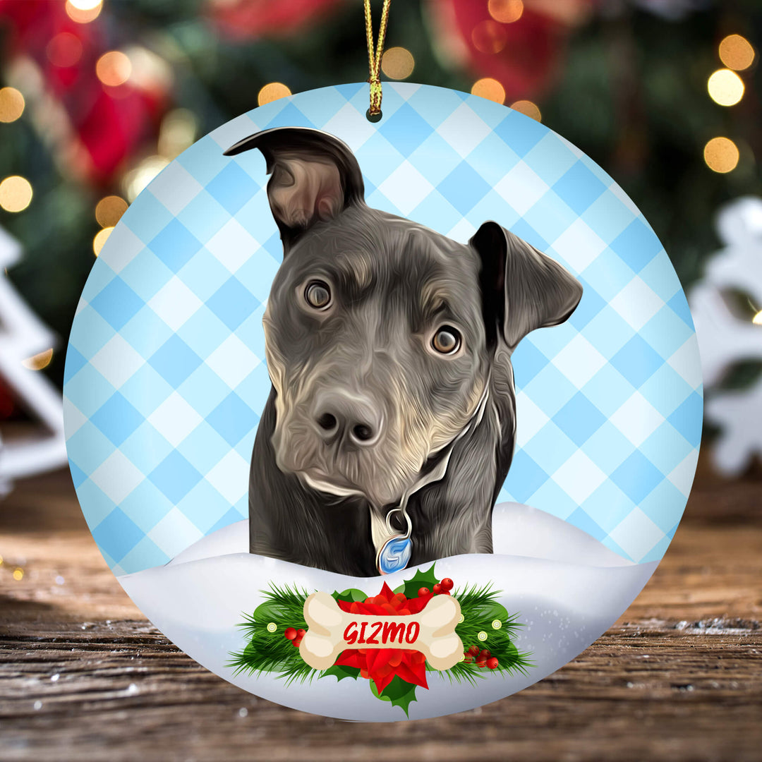 Personalised Christmas Pet Ornaments - Pet on Canvas