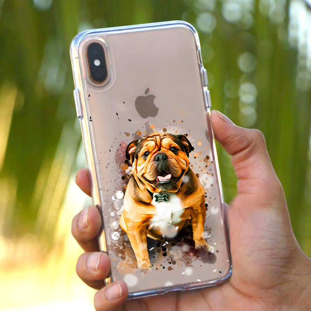 Personalized Pet Art - Phone Case - Pet on Canvas