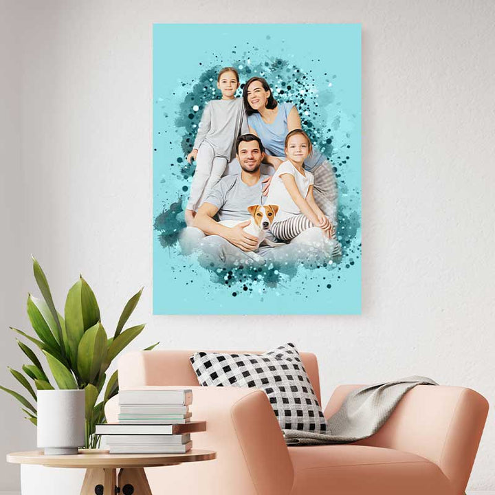 POC™ Personalized Family & Couple Portrait - Pet on Canvas