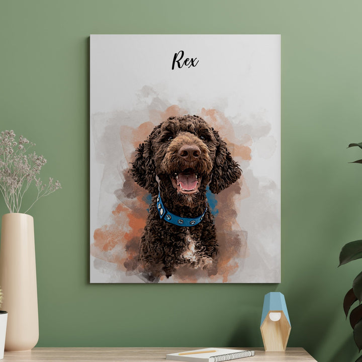 POC Personalized Watercolor Pet Art - Pet on Canvas